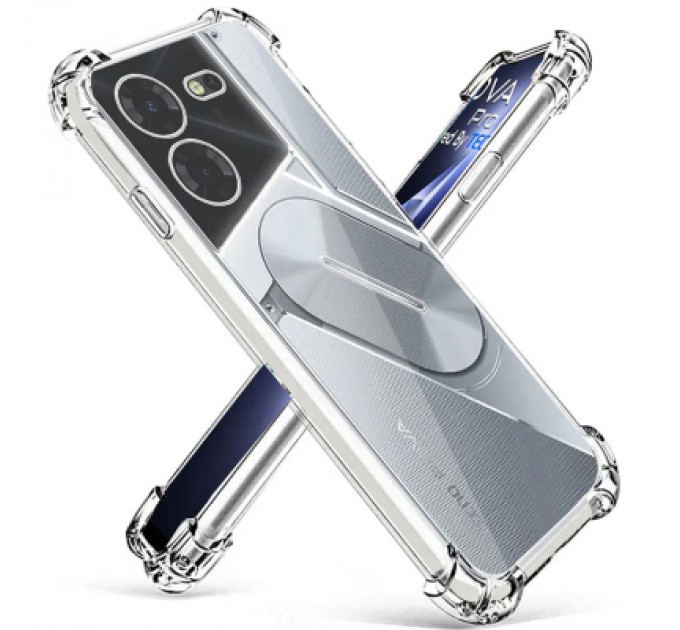 BeCover Чохол до мобільного телефона BeCover Anti-Shock Tecno POVA 5 Pro 5G (LH8n) Clear (711780)