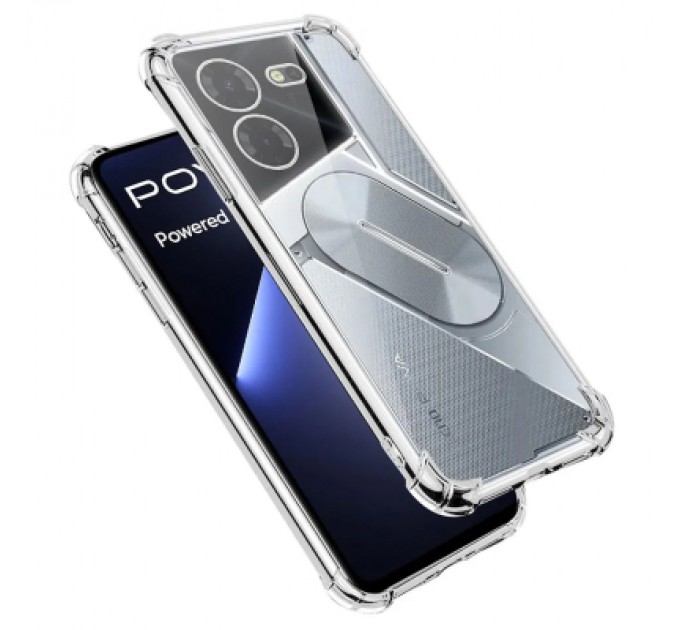 BeCover Чохол до мобільного телефона BeCover Anti-Shock Tecno POVA 5 Pro 5G (LH8n) Clear (711780)