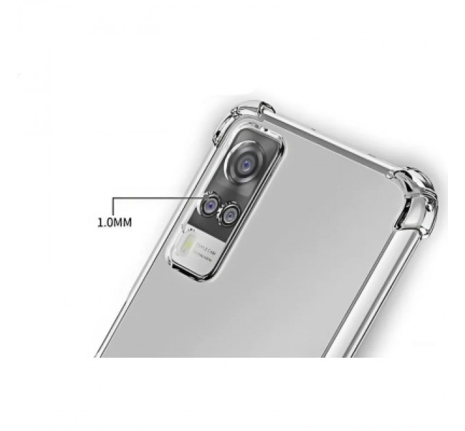 BeCover Чохол до мобільного телефона BeCover Anti-Shock Vivo X60 Pro Clear (711788)