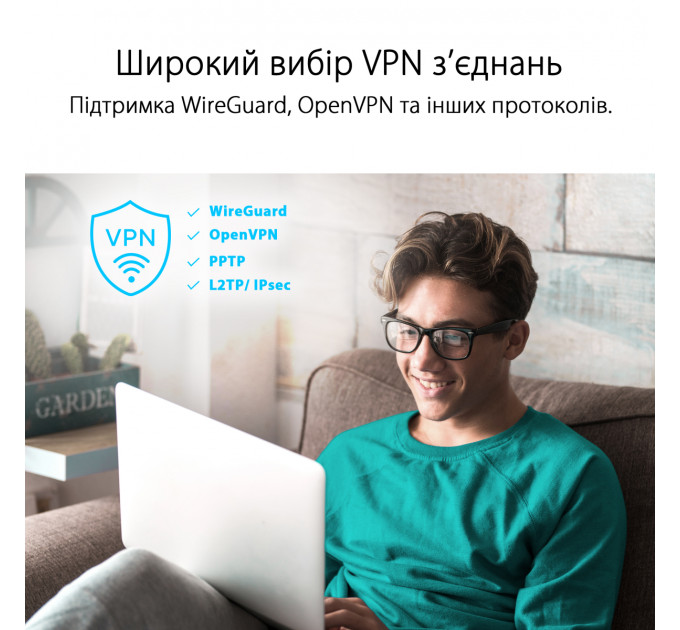 Бездротовий маршрутизатор Asus RT-AX52 (90IG08T0-MO3H00)