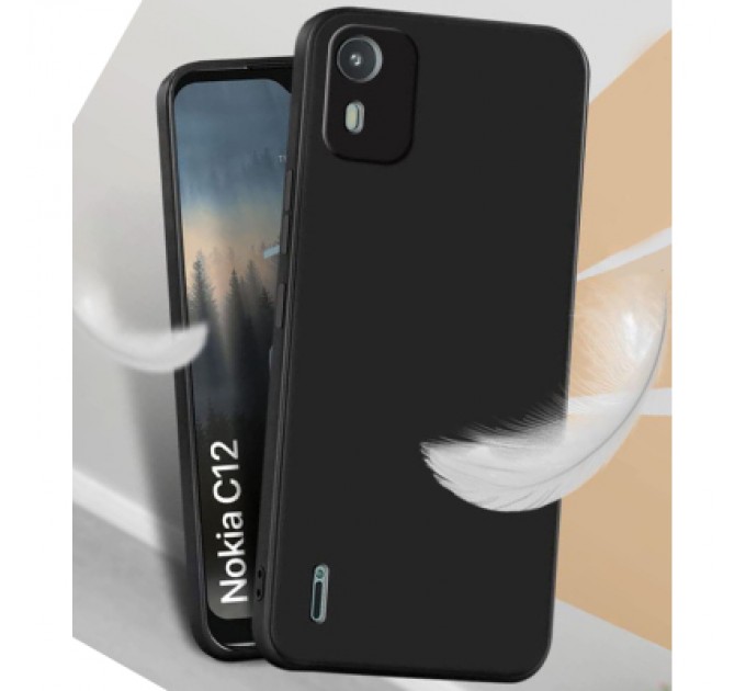 BeCover Чохол до мобільного телефона BeCover Nokia C12 Black (711777)