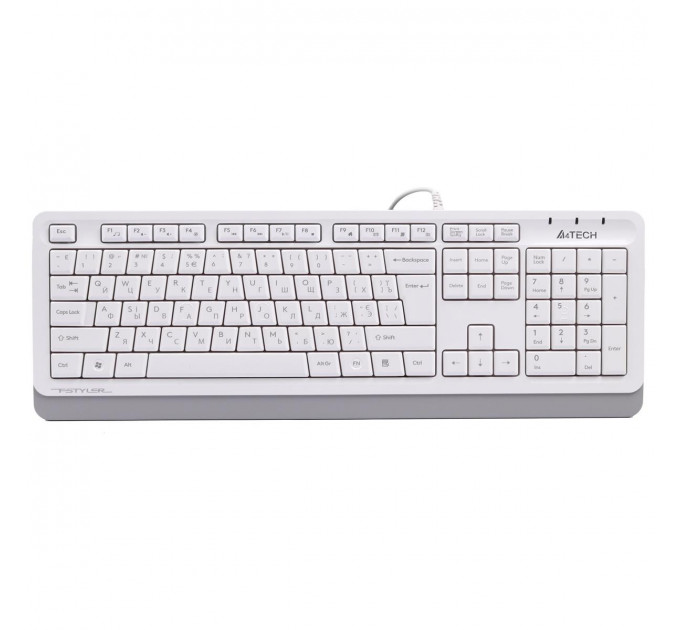 Клавіатура A4Tech Fstyler FKS10 White