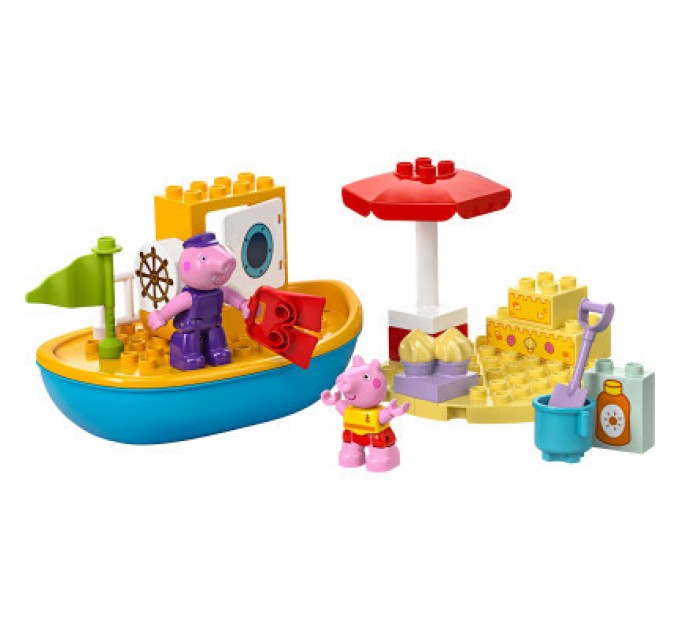 LEGO Конструктор LEGO DUPLO Peppa Pig Морська прогулянка Пеппи на човні (10432)