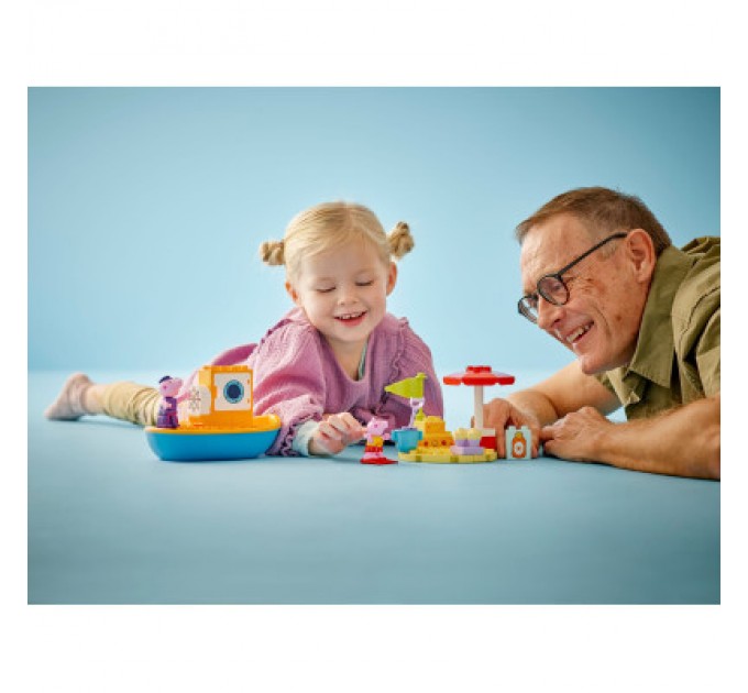 LEGO Конструктор LEGO DUPLO Peppa Pig Морська прогулянка Пеппи на човні (10432)