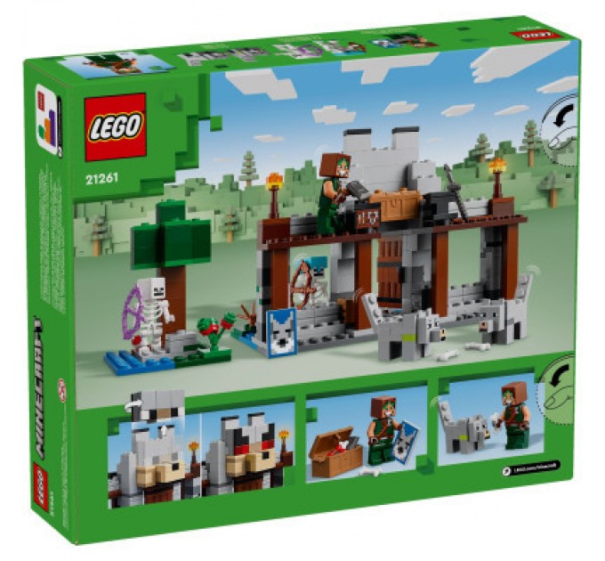 LEGO Конструктор LEGO Minecraft Вовк із Цитаделі (21261)