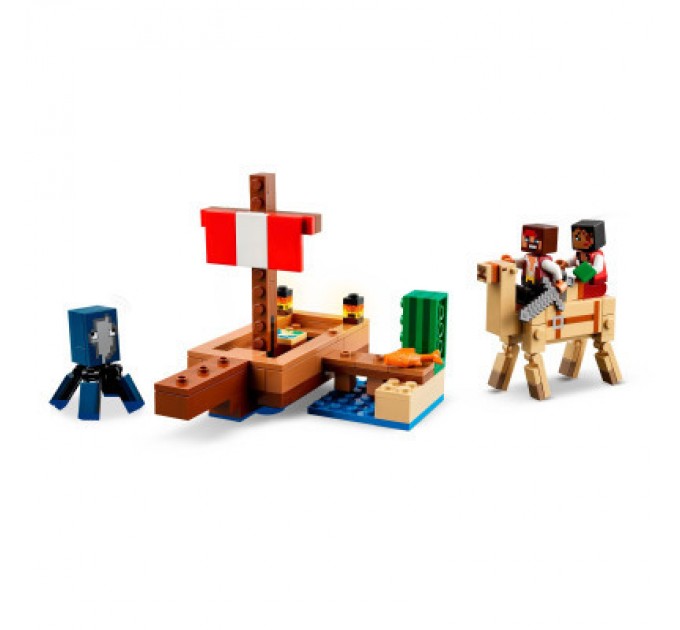 Конструктор LEGO Minecraft Подорож на піратському кораблі (21259-)