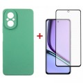Dengos Чохол до мобільного телефона Dengos Realme C67 Soft + Glass Mint (DG-KM-100)