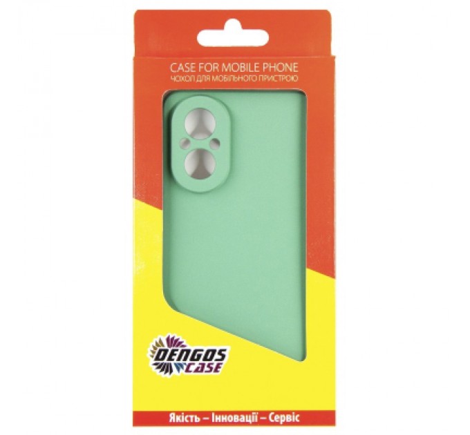 Dengos Чохол до мобільного телефона Dengos Realme C67 Soft + Glass Mint (DG-KM-100)