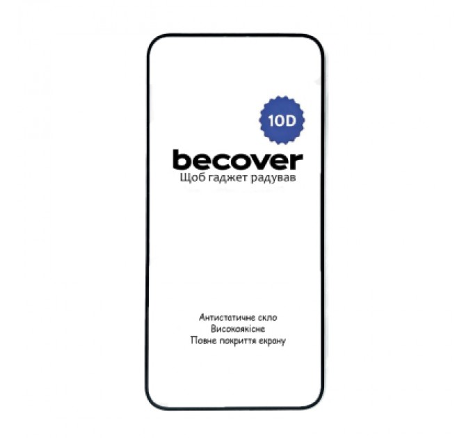 BeCover Скло захисне BeCover Nothing Phone (2a) 10D Black (711818)
