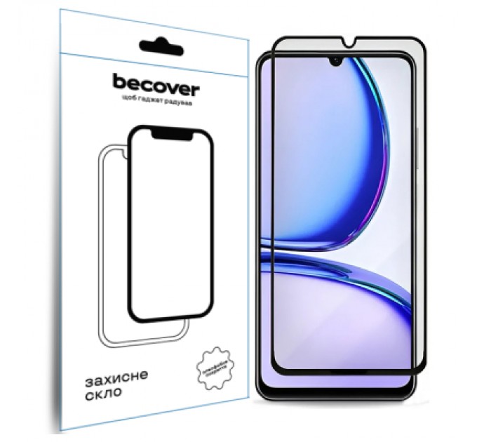 BeCover Скло захисне BeCover Realme C61 Black (711809)