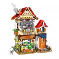 LOZ mini Конструктор LOZ mini Лісова хатина без фігурок (1225)