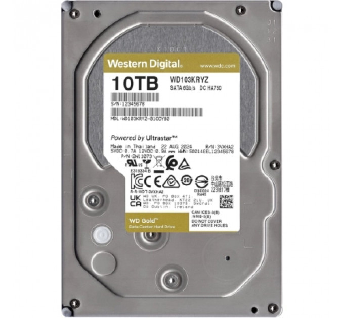 Жорсткий диск 3.5" 10TB WD (WD103KRYZ)
