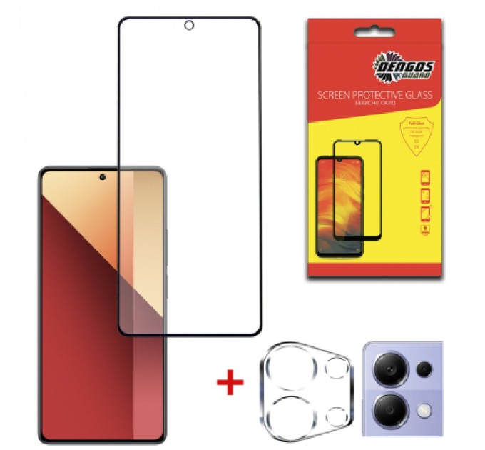 Dengos Скло захисне Dengos Xiaomi Redmi Note 13 Pro 4G + camera module glass (DG-TGSCP-03)