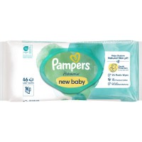 Дитячі вологі серветки Pampers Harmonie New baby 46 шт (8006540815885)