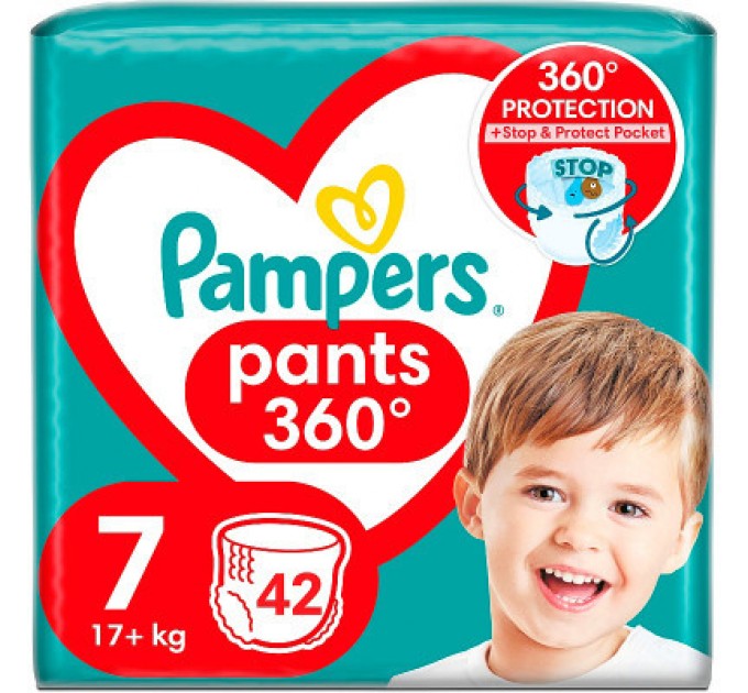 Pampers Підгузки Pampers Pants Giant Plus Розмір 7 (17+ кг) 42 шт (8700216341639)
