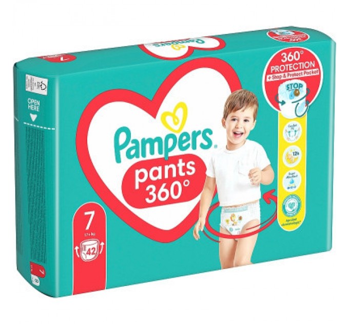 Pampers Підгузки Pampers Pants Giant Plus Розмір 7 (17+ кг) 42 шт (8700216341639)