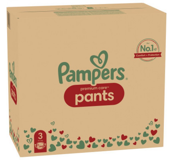 Pampers Підгузки Pampers Premium Care Pants Midi Розмір 3 (6-11 кг) 144 шт (8006540490891)