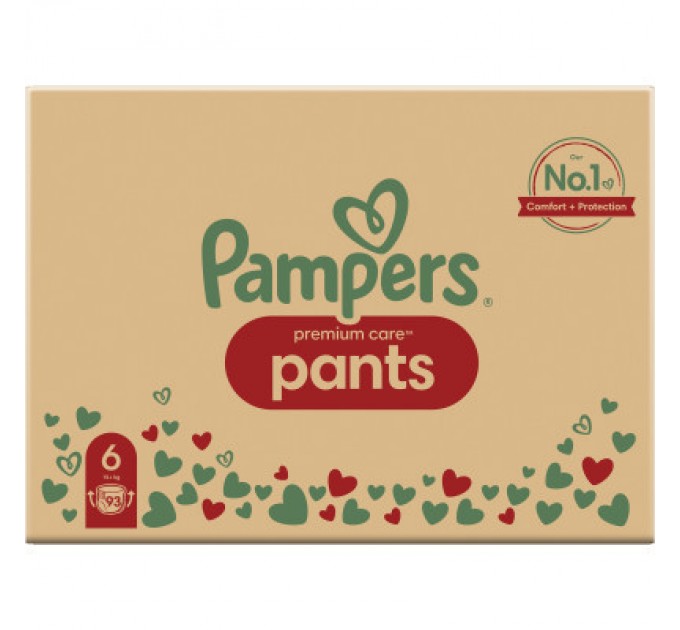 Pampers Підгузки Pampers трусики Pants Giant Розмір 6 (14-19 кг) 93 шт (8006540491010)