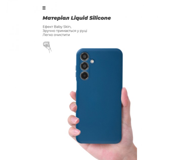 Armorstandart Чохол до мобільного телефона Armorstandart ICON Samsung M35 5G (M356) Camera cover Blue (ARM77973)