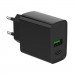 Gembird Зарядний пристрій Gembird 1xUSB-A + 1 Type-C (PD20Вт + QC3.0 18Вт) black (TA-UC-PDQC20-01-BK)