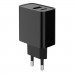 Gembird Зарядний пристрій Gembird 1xUSB-A + 1 Type-C (PD20Вт + QC3.0 18Вт) black (TA-UC-PDQC20-01-BK)