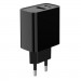 Gembird Зарядний пристрій Gembird 1xUSB-A + 1 Type-C (PD20Вт + QC3.0 18Вт) black (TA-UC-PDQC20-01-BK)