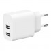 Gembird Зарядний пристрій Gembird 2 USB-A 5V/2.4A (12W) white (TA-UC-2A12-01)