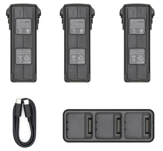 DJI Акумулятор для дрона DJI Mavic 3 Enterprise Battery Kit (P05)+3-батареї та зарядний пристрій (CP.EN.00000421.01)