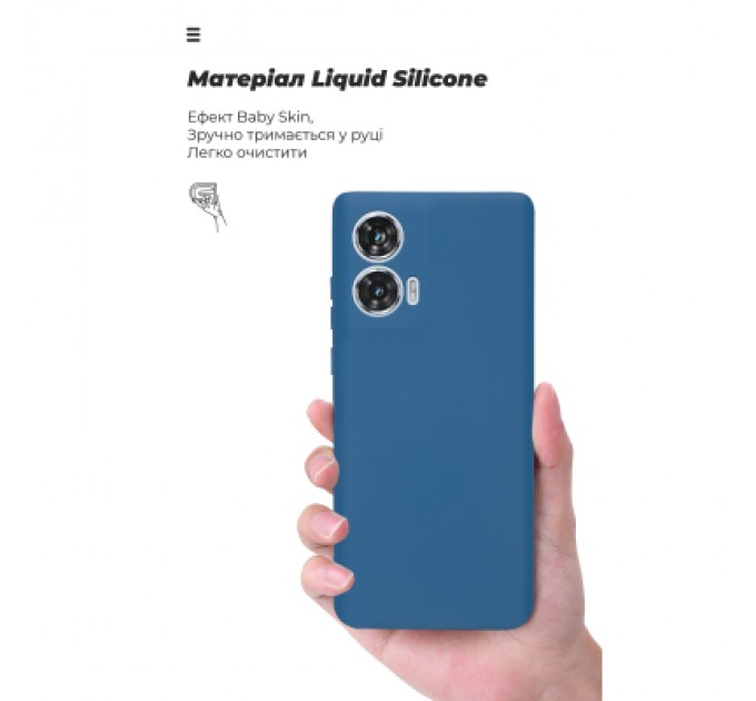 Armorstandart Чохол до мобільного телефона Armorstandart ICON Motorola Edge 50 Fusion Camera cover Blue (ARM77302)