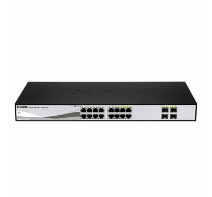 Комутатор мережевий D-Link DGS-1210-16