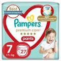 Pampers Підгузки Pampers Premium Care Pants Трусики Розмір 7 (17+ кг) 27 шт. (8006540807026)