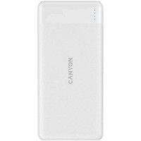 Батарея універсальна Canyon PB-109 10000 mAh PD/18W QC/3.0/20W White (CNE-CPB1009W)