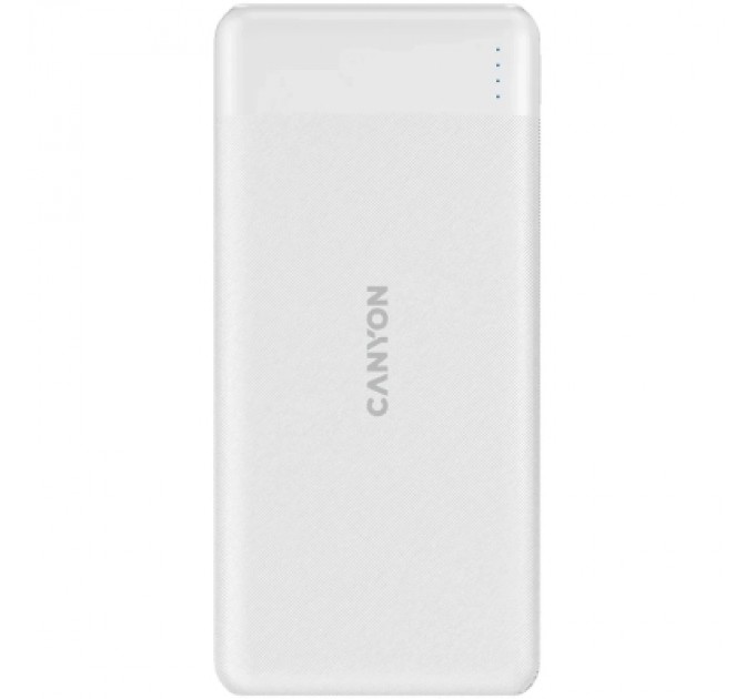 Canyon Батарея універсальна Canyon PB-109 10000 mAh PD/18W QC/3.0/20W White (CNE-CPB1009W)