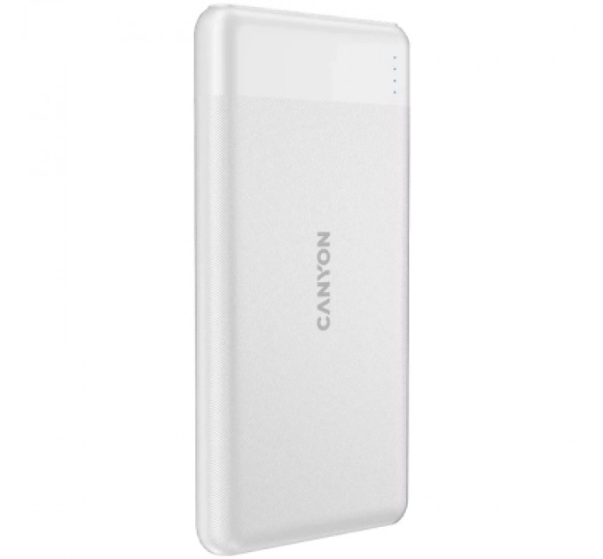Canyon Батарея універсальна Canyon PB-109 10000 mAh PD/18W QC/3.0/20W White (CNE-CPB1009W)