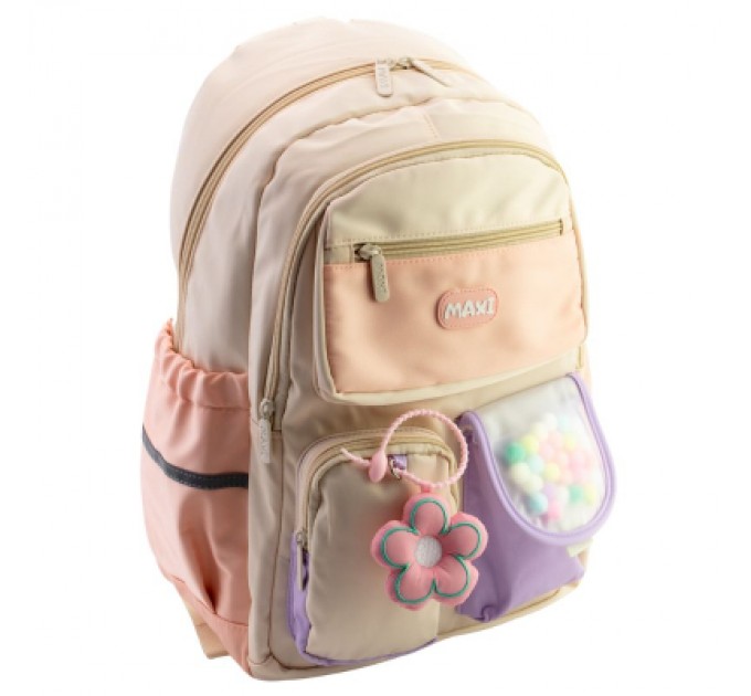 Maxi Рюкзак шкільний Maxi 18" Пісочний (90187-milk white)
