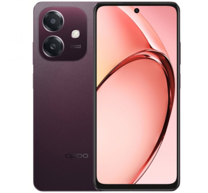 Oppo Мобільний телефон Oppo A3X 4/128GB Nebula Red (OFCPH2641_RED)