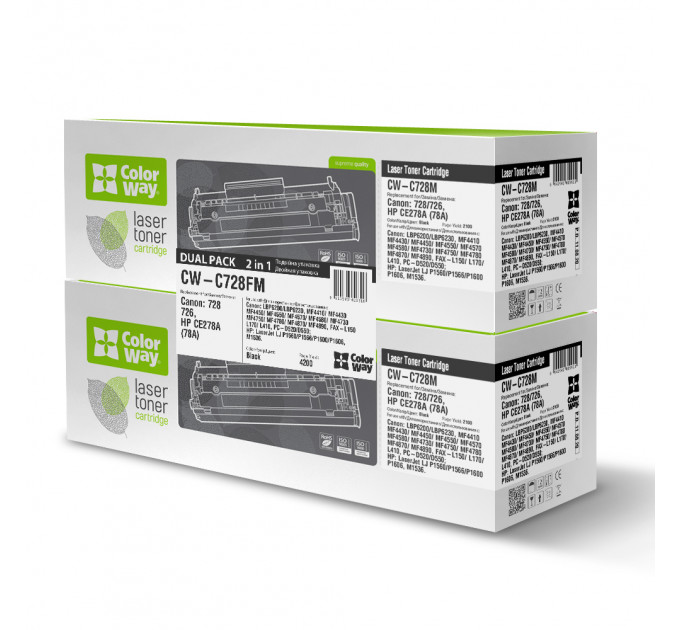 Картридж CW (CW-C728FM) Canon MF4410/LBP6200 Universal Dual Pack