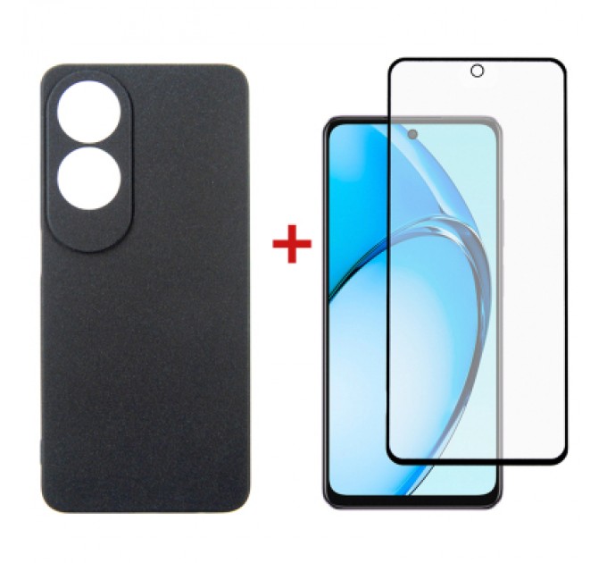 Dengos Чохол до мобільного телефона Dengos Oppo A60 Carbon + glass Black (DG-KM-103)