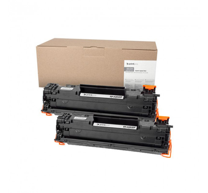 Картридж PrintPro (PP-H283DP) HP LJ Pro M125nw/M127fn Black (CF283AF) Dual Pack