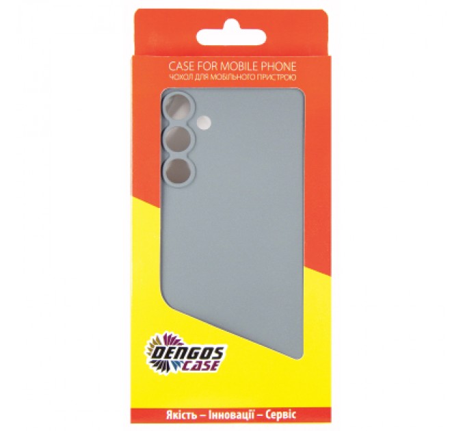 Dengos Чохол до мобільного телефона Dengos Samsung Galaxy M35 5G Carbon + glass Grey (DG-KM-101)