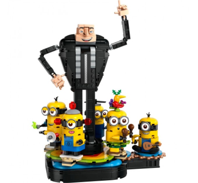 LEGO Конструктор LEGO Нікчемний я 4 Гру й посіпаки з кубиків 839 деталей (75582)