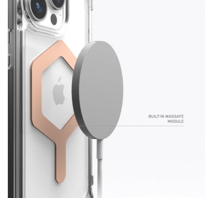 UAG Чохол до мобільного телефона UAG iPhone 15 Pro Max Plyo Magsafe Ice/Rose Gold (114305114348)