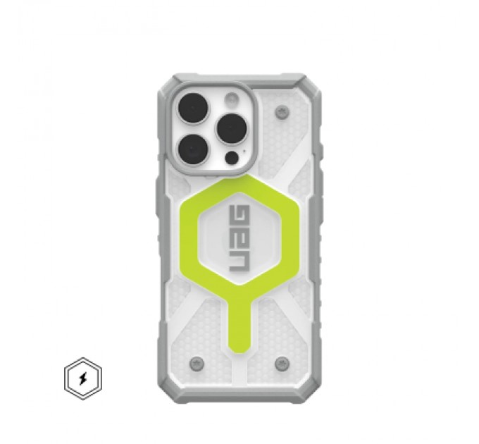 UAG Чохол до мобільного телефона UAG iPhone 16 Pro Pathfinder Clear Magsafe Active Neon (114464118181)