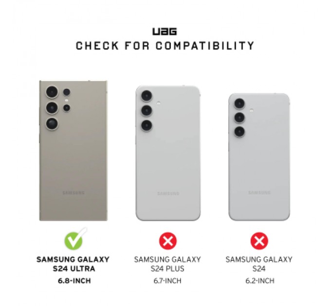 UAG Чохол до мобільного телефона UAG Samsung Galaxy S24 Ultra Monarch Carbon Fiber (214415114242)
