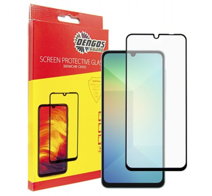 Dengos Скло захисне Dengos Full Glue iPhone 16 Plus (black) (TGFG-368)