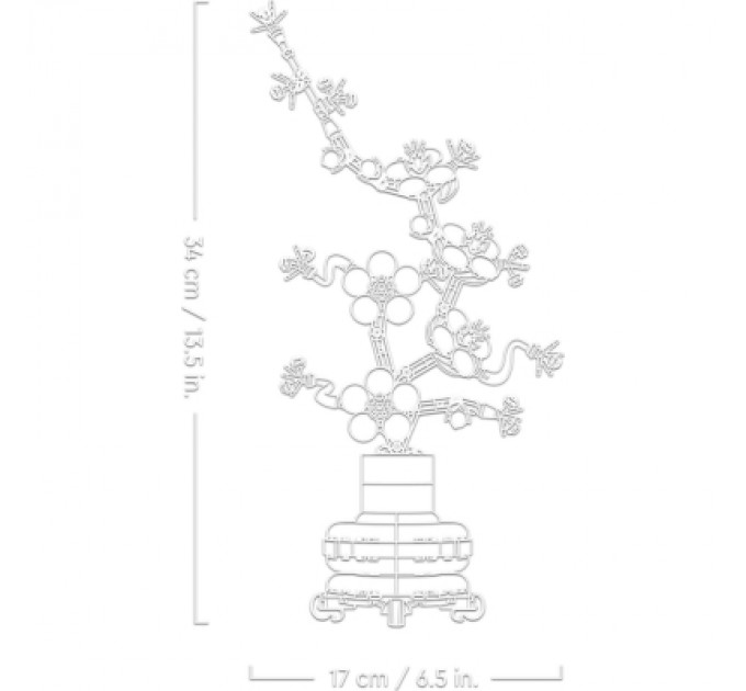 Конструктор LEGO Icons Сливовий цвіт 327 деталей (10369)