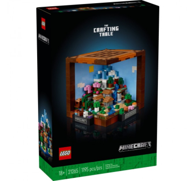 LEGO Конструктор LEGO Minecraft Верстак 1195 деталей (21265)