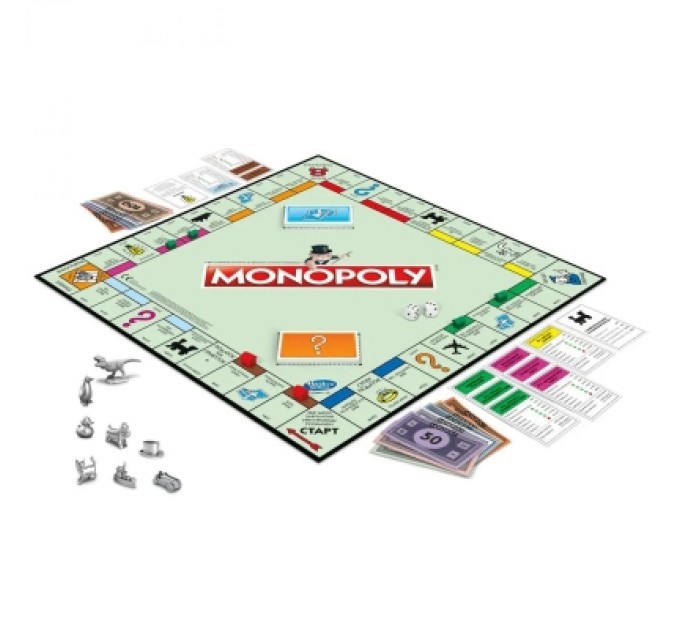 Hasbro Настільна гра Hasbro Класична Монополія українська версія (C1009)