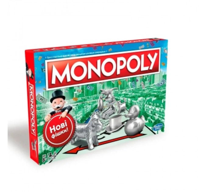 Hasbro Настільна гра Hasbro Класична Монополія українська версія (C1009)