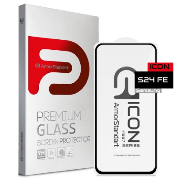 Armorstandart Скло захисне Armorstandart Icon Samsung S24 FE Black (ARM76970)